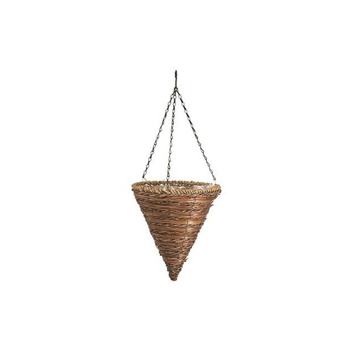 Green Thumb 12 In. Rope & Fern Hanging Basket