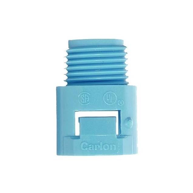 Carlon 1/2 In. Blue Smurf Male ENT End Adapter Carlon 1/2 In. Blue Smurf Male ENT End Adapter
