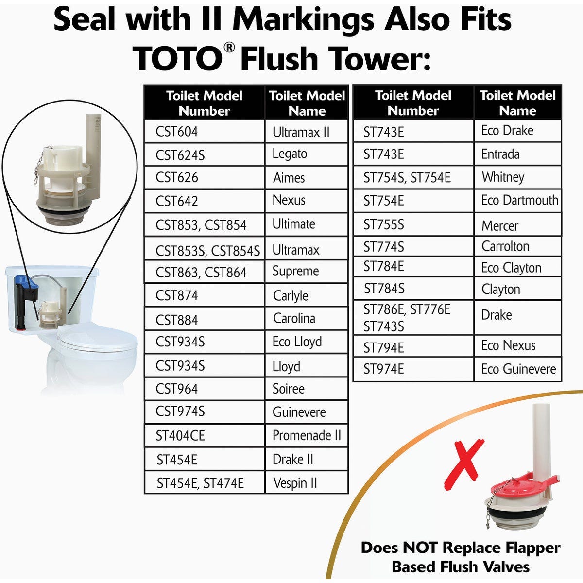 Korky Flush Valve Seal Kit for Dual Flush Valve Seals (3-Pack) - photo 4 Korky Flush Valve Seal Kit for Dual Flush Valve Seals (3-Pack) - photo 4