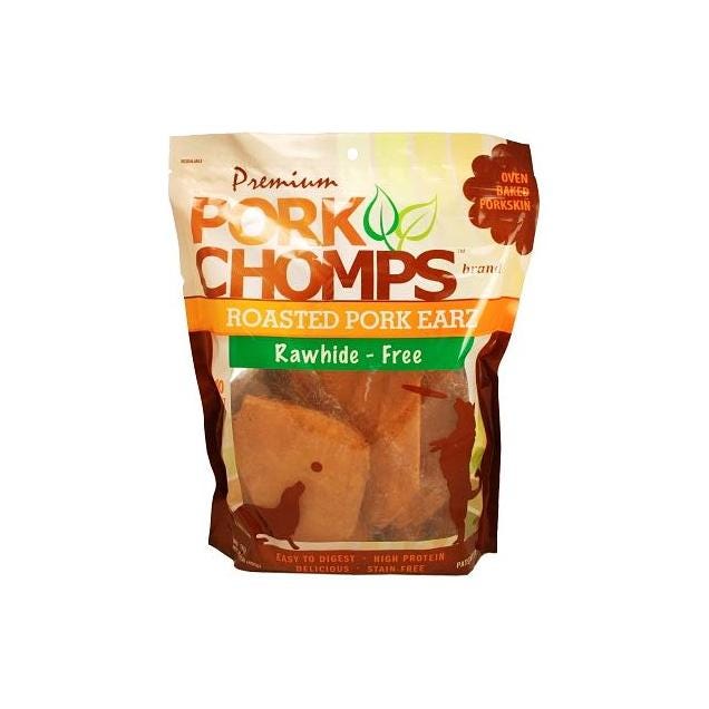 Premium Pork Chomps 10-Ct. Premium Roasted Pork Earz Dog Treats