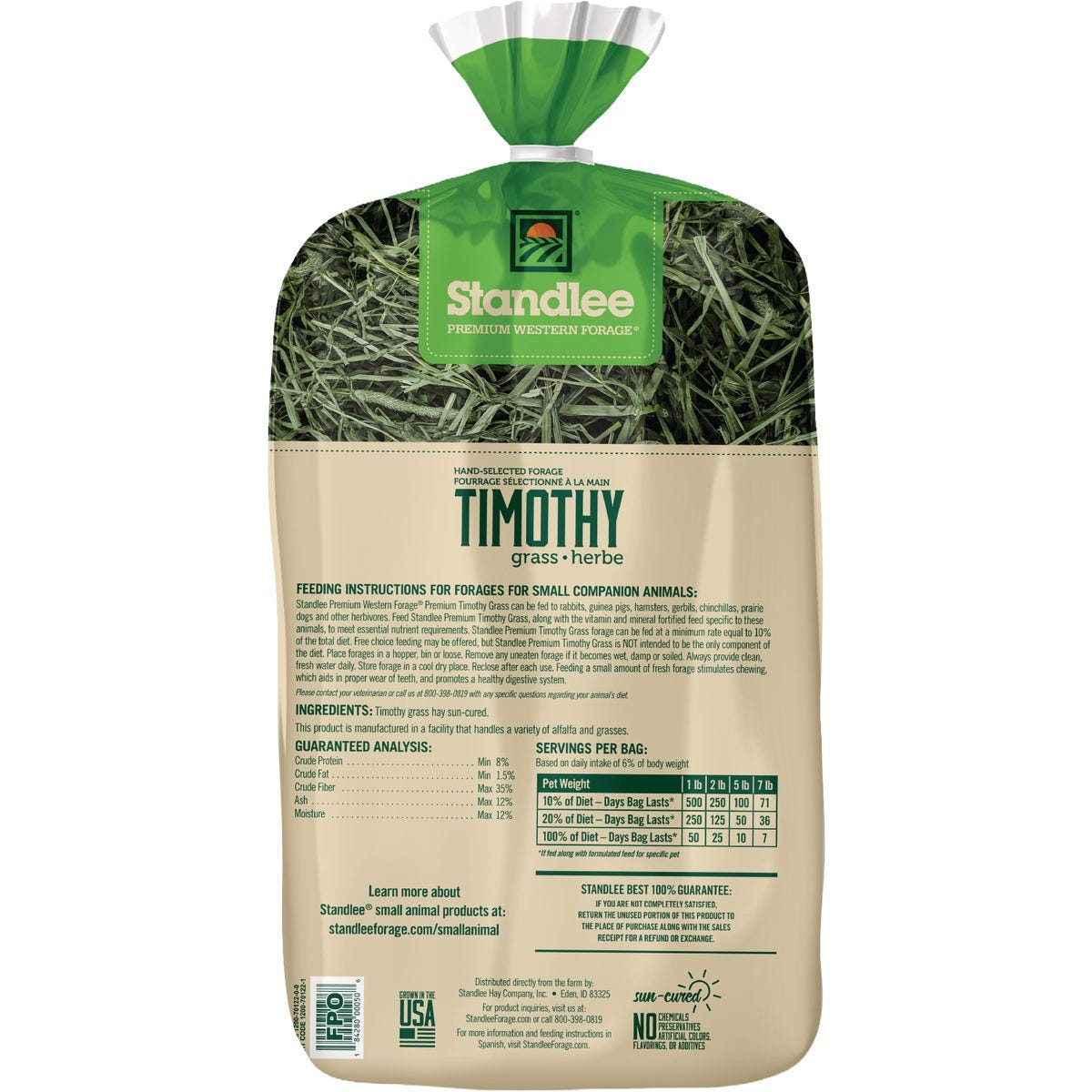 Standlee 48 Oz. Timothy Grass - photo 2 Standlee 48 Oz. Timothy Grass - photo 2