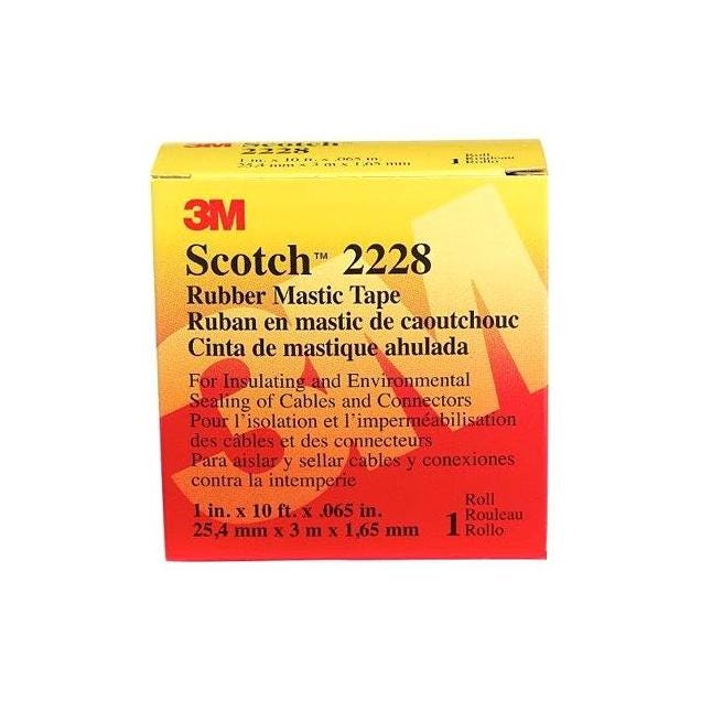 Scotch 1 In. x 10 Ft. Rubber Mastic Tape Scotch 1 In. x 10 Ft. Rubber Mastic Tape