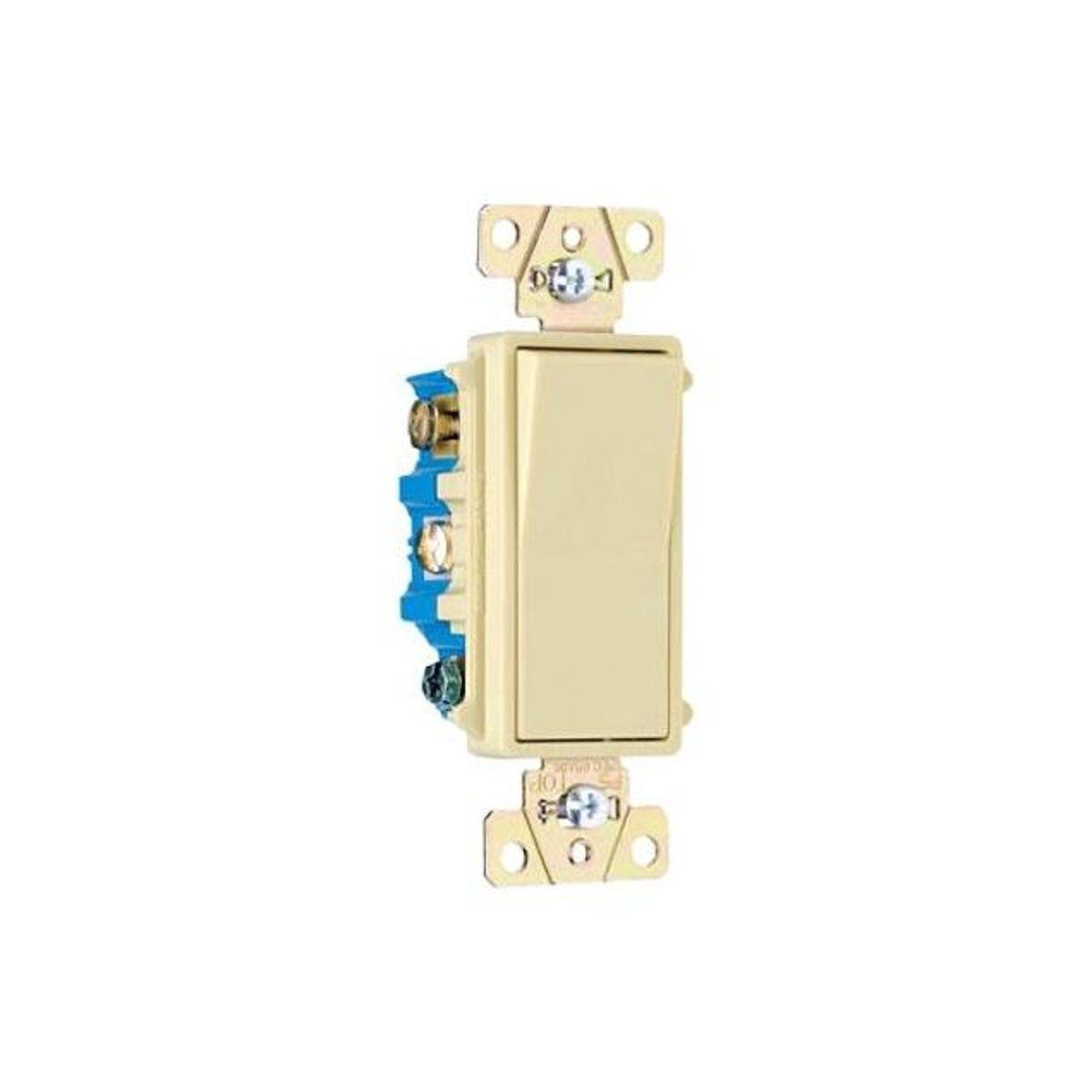 Legrand Pass & Seymour 4W 15A 120/277V Ivory Decor Switch Legrand Pass & Seymour 4W 15A 120/277V Ivory Decor Switch