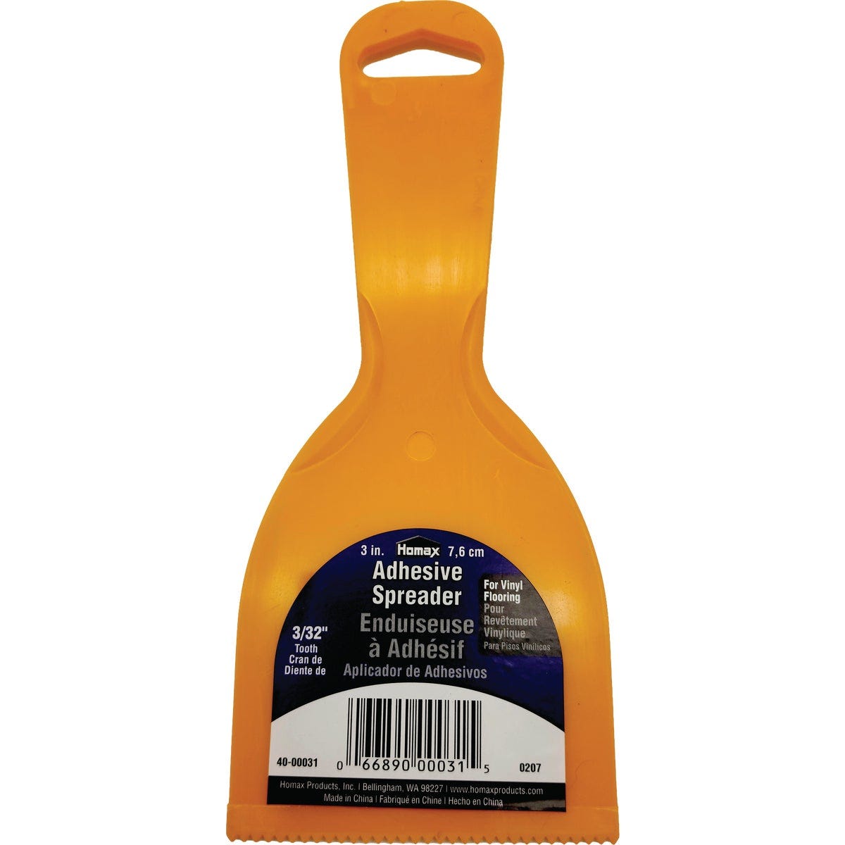 Homax 3 In. 3/32 In. V-Notch Adhesive Spreader - photo 2 Homax 3 In. 3/32 In. V-Notch Adhesive Spreader - photo 2