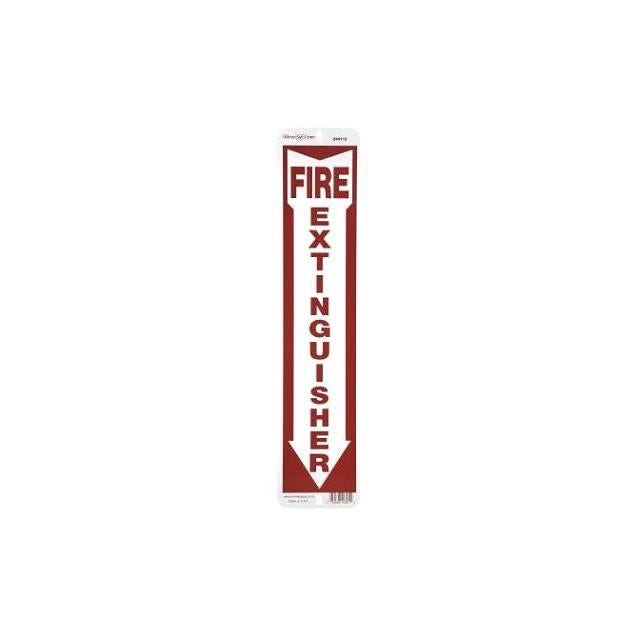 Hillman 4 In. x 18 In. Fire Extinguisher Sign Hillman 4 In. x 18 In. Fire Extinguisher Sign