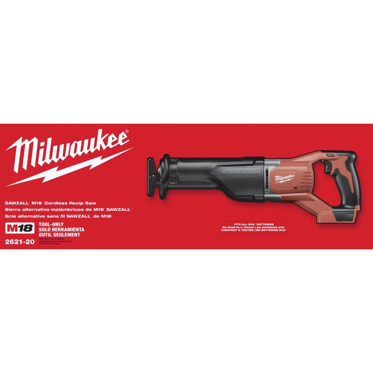 Milwaukee M18 SAWZALL Cordless Reciprocating Saw (Tool Only) - photo 2 Milwaukee M18 SAWZALL Cordless Reciprocating Saw (Tool Only) - photo 2