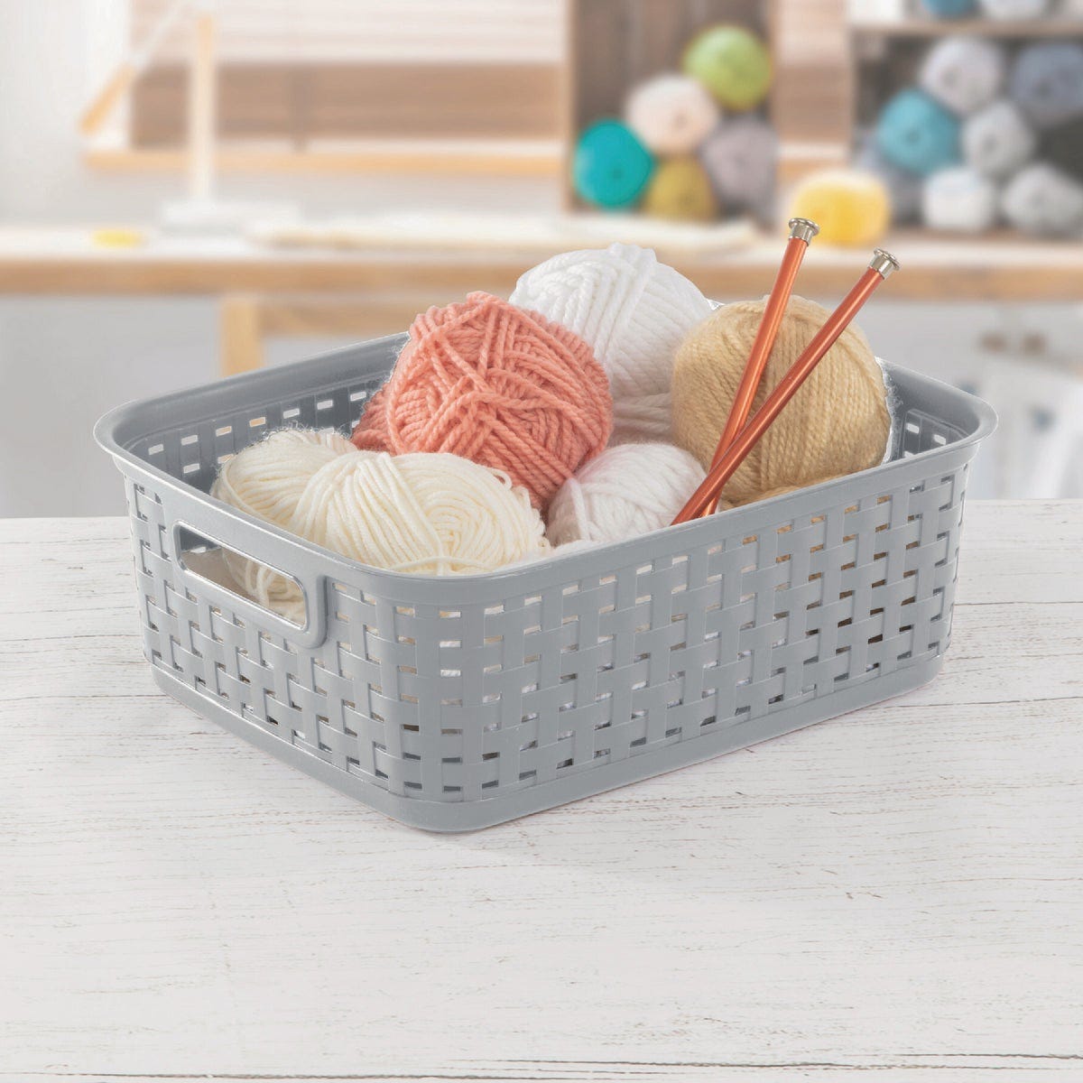 Sterilite Cement Short Weave Basket - photo 3 Sterilite Cement Short Weave Basket - photo 3