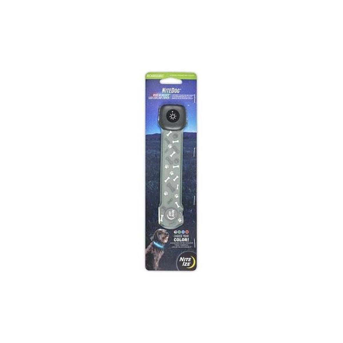 Nite Ize NiteDog 3 Color Option Rechargeable LED Collar Cover Nite Ize NiteDog 3 Color Option Rechargeable LED Collar Cover