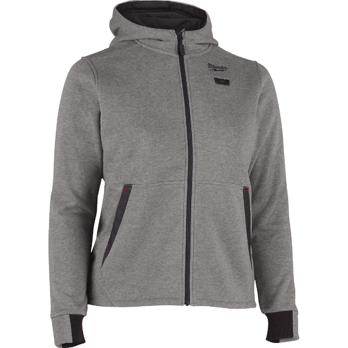 Milwaukee M12 Women's Medium Gray Full-Zip Heated Hoodie Kit - photo 2