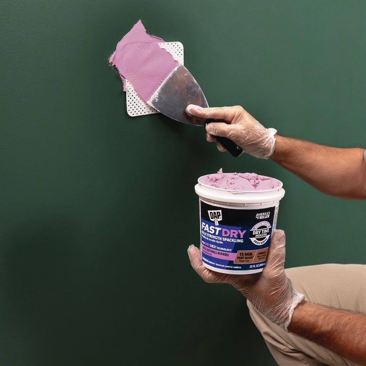 DAP Fast Dry 32 Oz. High Strength Spackling with DryDex Technology - photo 6