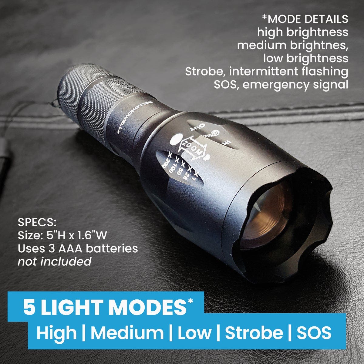 Bell+Howell Taclight Flashlights (3-Pack) - photo 5