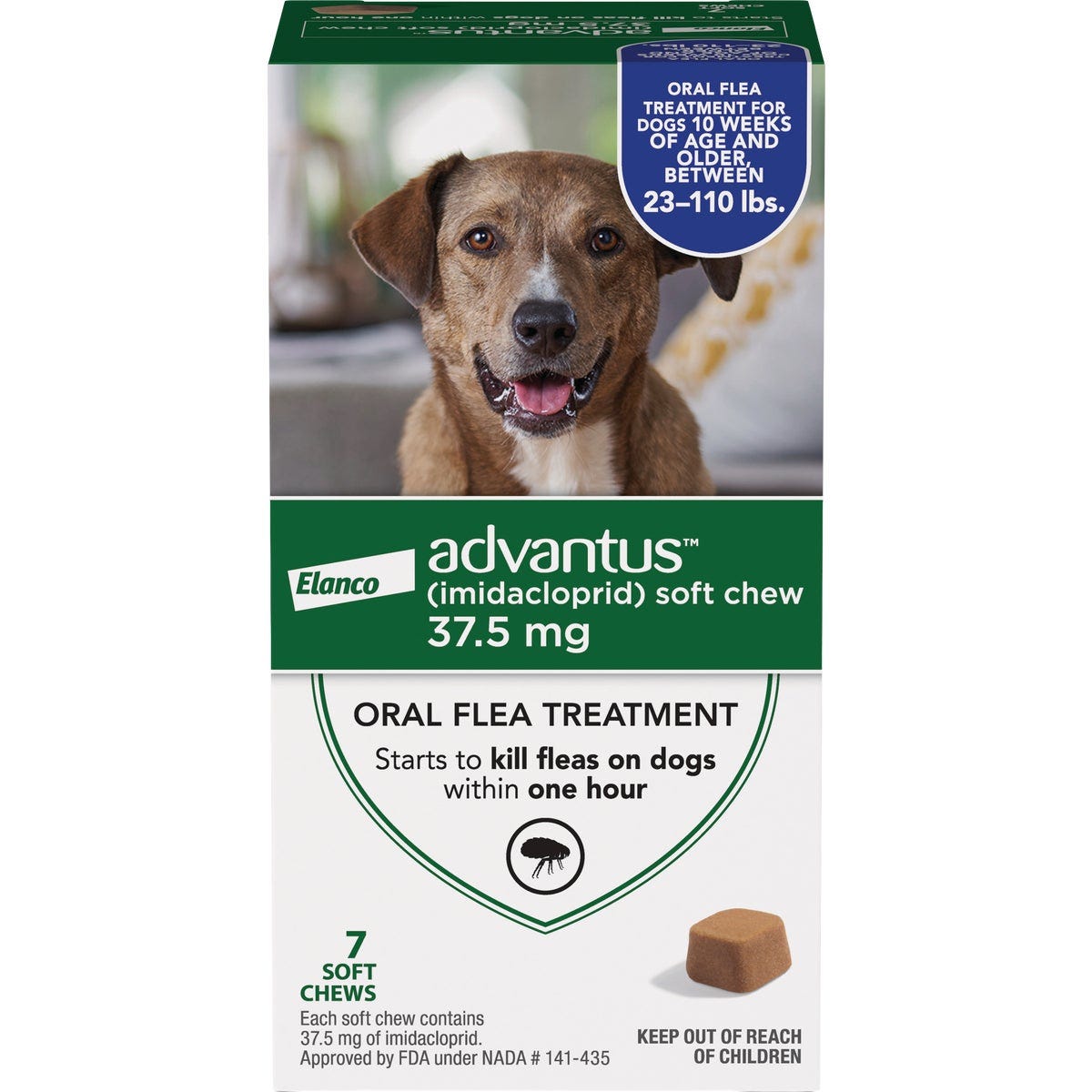 Advantus Large Dog Soft Chew Oral flea Treatment (7-Pack) - photo 2
