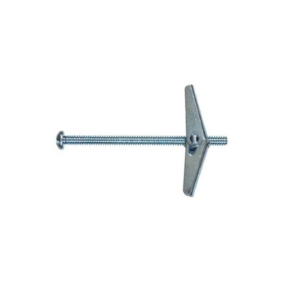 Hillman 12-Pack 1/8 In. x 4 In. Snapin Mushroom Head Toggle Bolts Hillman 12-Pack 1/8 In. x 4 In. Snapin Mushroom Head Toggle Bolts