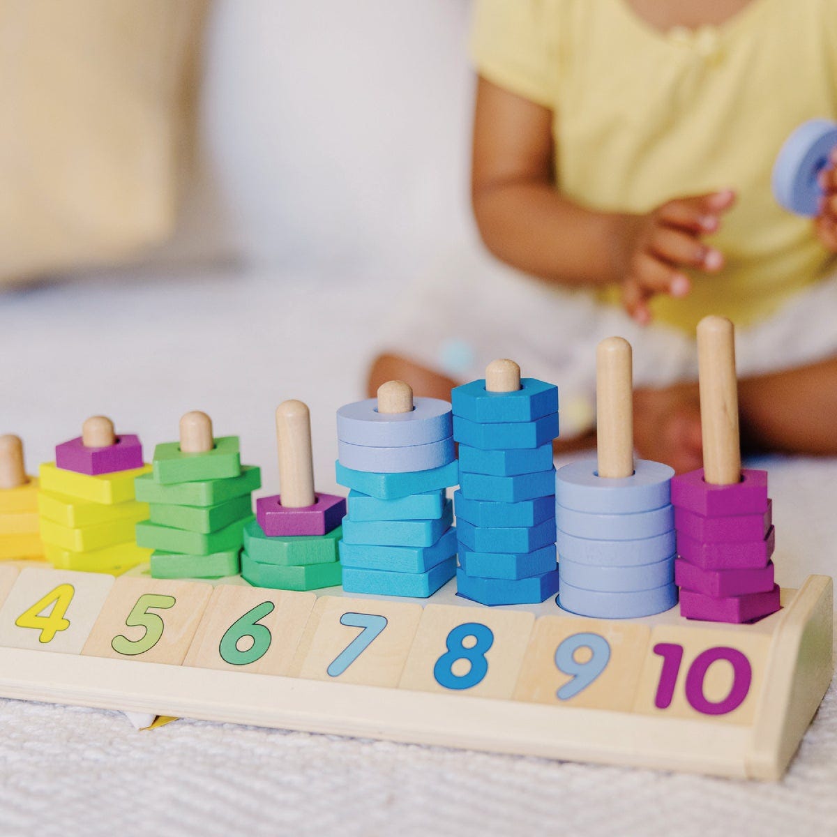 Melissa & Doug Counting Shape Stacker - photo 3
