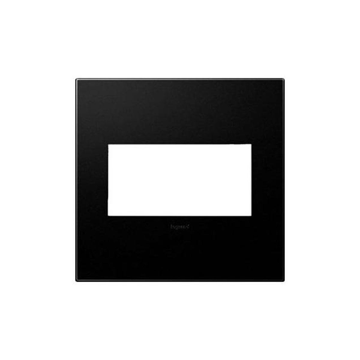 Legrand Pass & Seymour Graphite 2-Gang Screwless Wall Plate Legrand Pass & Seymour Graphite 2-Gang Screwless Wall Plate