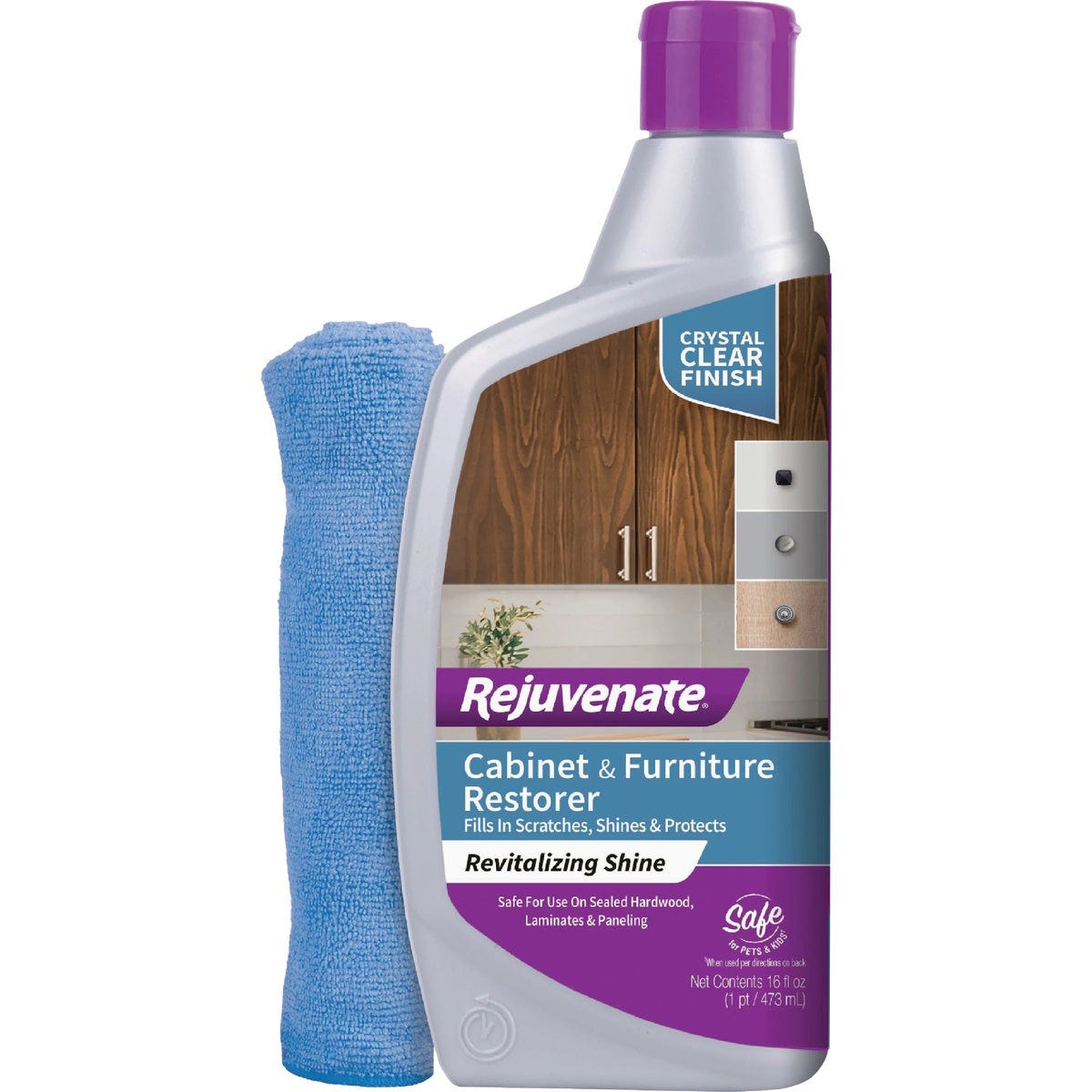 Rejuvenate 16 In. Cabinet & Furniture Restorer with Mitt Rejuvenate 16 In. Cabinet & Furniture Restorer with Mitt