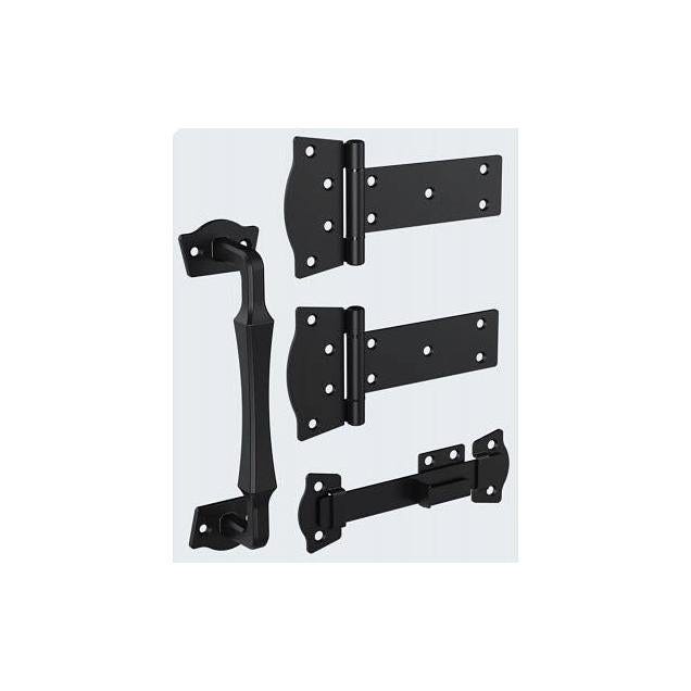 National Hardware Black Rustic Gate Kit National Hardware Black Rustic Gate Kit