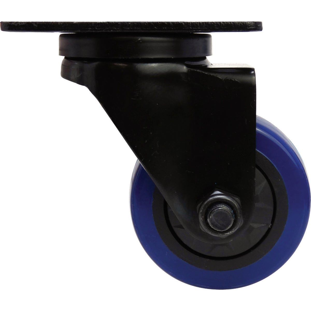 Shepherd Hardware 3 In. Blue Diamond TPU Swivel Plater Caster Shepherd Hardware 3 In. Blue Diamond TPU Swivel Plater Caster