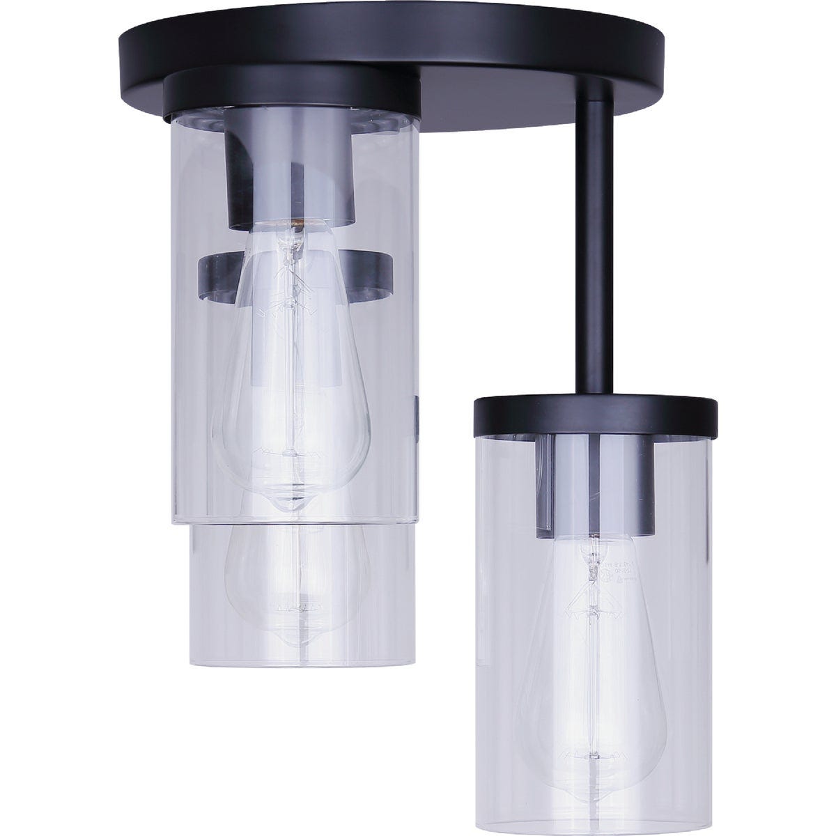 Canarm Britton 3-Light Black Semi-Flush Mount Ceiling Light Fixture - photo 3 Canarm Britton 3-Light Black Semi-Flush Mount Ceiling Light Fixture - photo 3