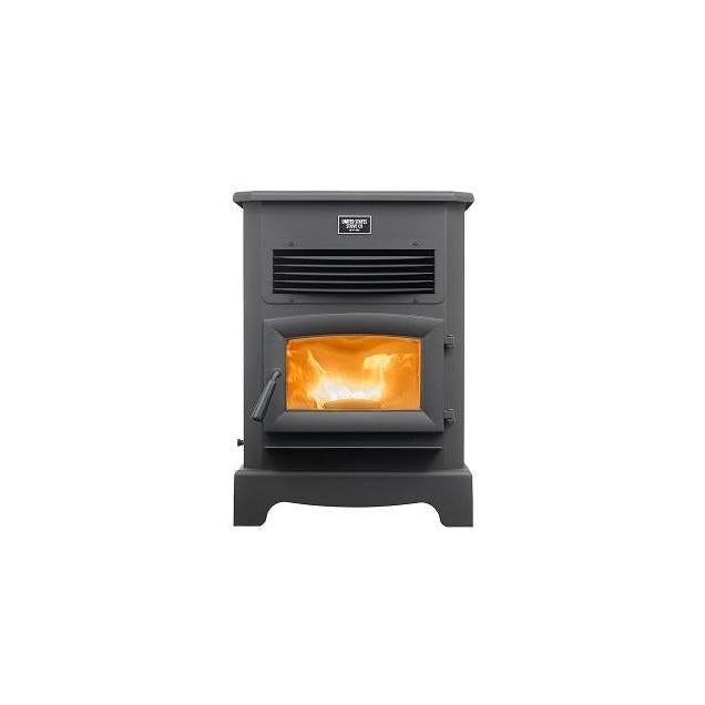 Ashley by U.S. Stove 2500 Sq. Ft. Large Pellet Stove with 160 Lb. Hopper