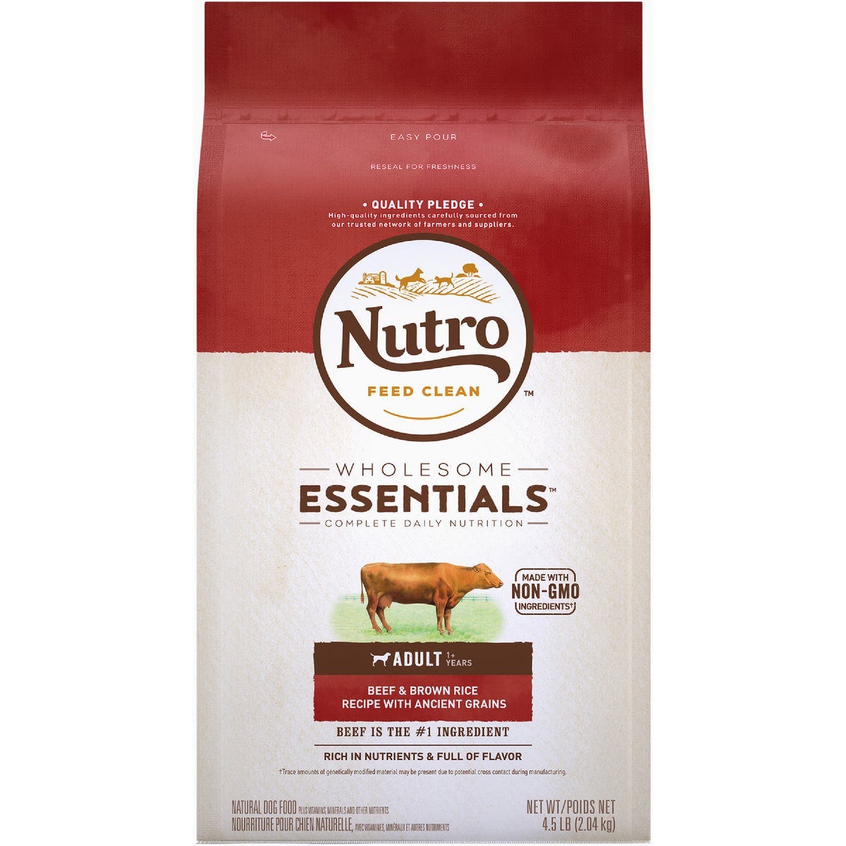 Nutro Natural Choice Beef & Brown Rice 5 Lb. Adult.Dry Dog Food