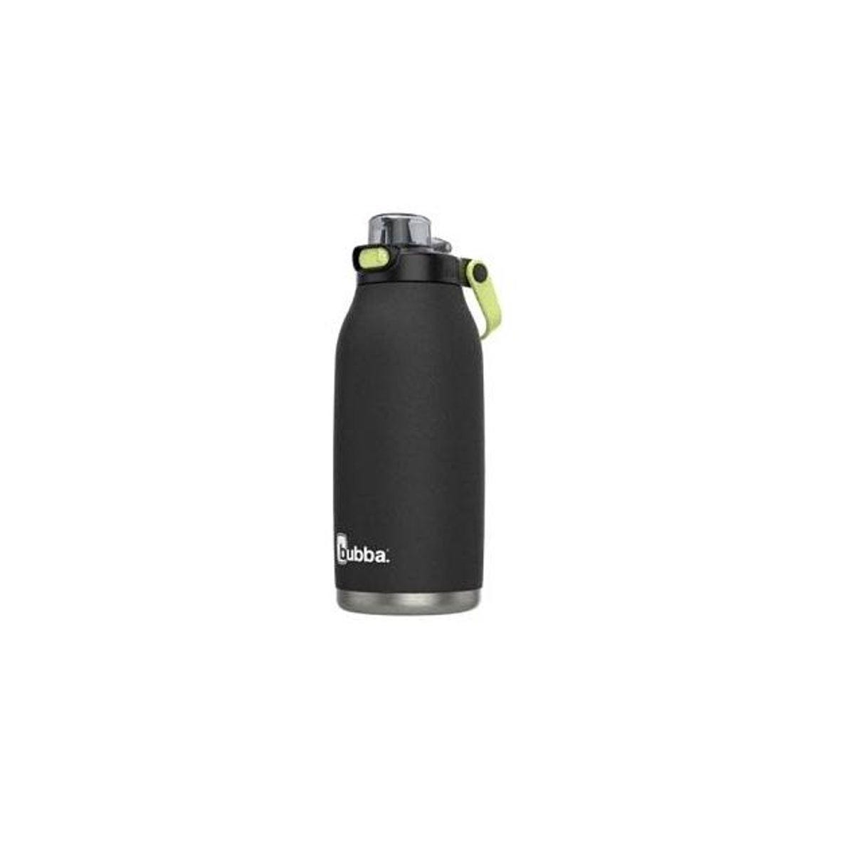 Bubba 40 Oz. Licorice Black Radiant Push Button Rubberized Water Bottle