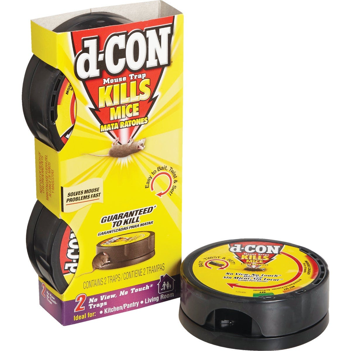 D-Con No View, No Touch Mechanical Mouse Trap (2-Pack) - photo 2 D-Con No View, No Touch Mechanical Mouse Trap (2-Pack) - photo 2