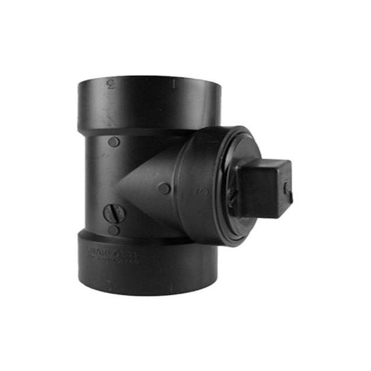 Charlotte Pipe 1-1/2 In. ABS/DWV Clean Out Tee