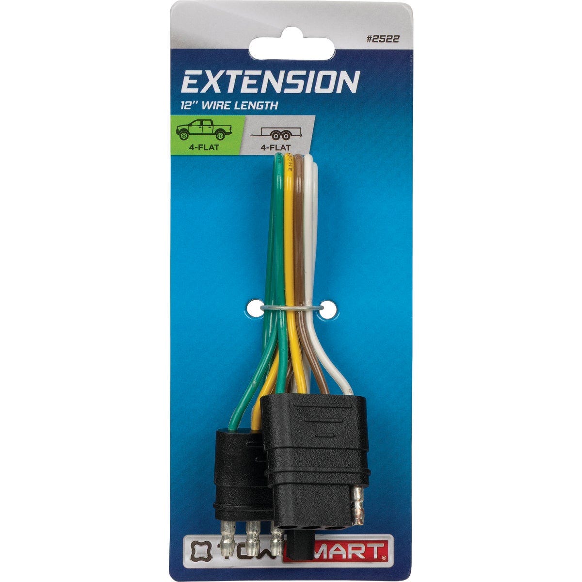 Hopkins Towing Solutions 12 In. 4-Flat Loop Trailer Wiring Extension