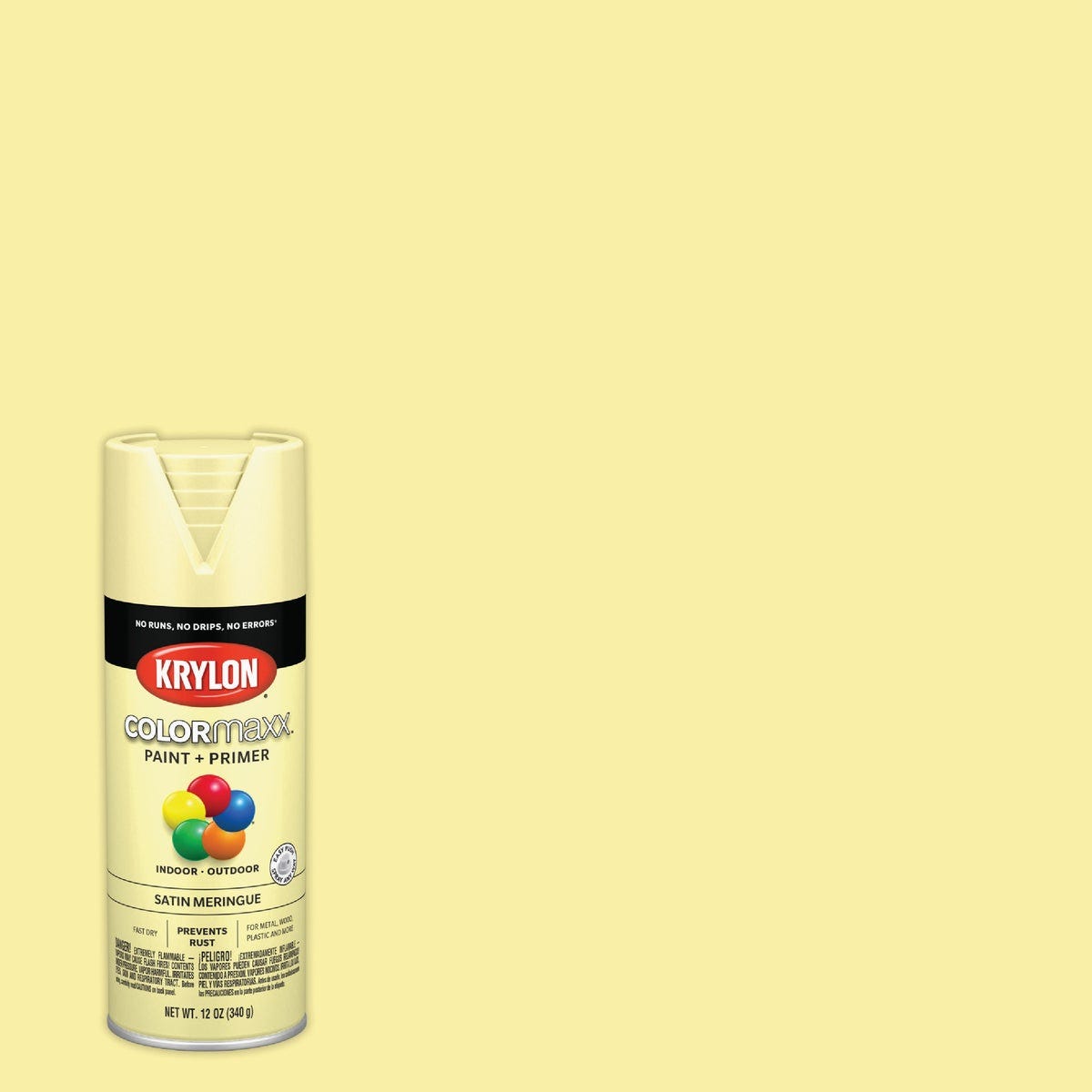 Krylon ColorMaxx 12 Oz. Satin Spray Paint, Meringue Krylon ColorMaxx 12 Oz. Satin Spray Paint, Meringue