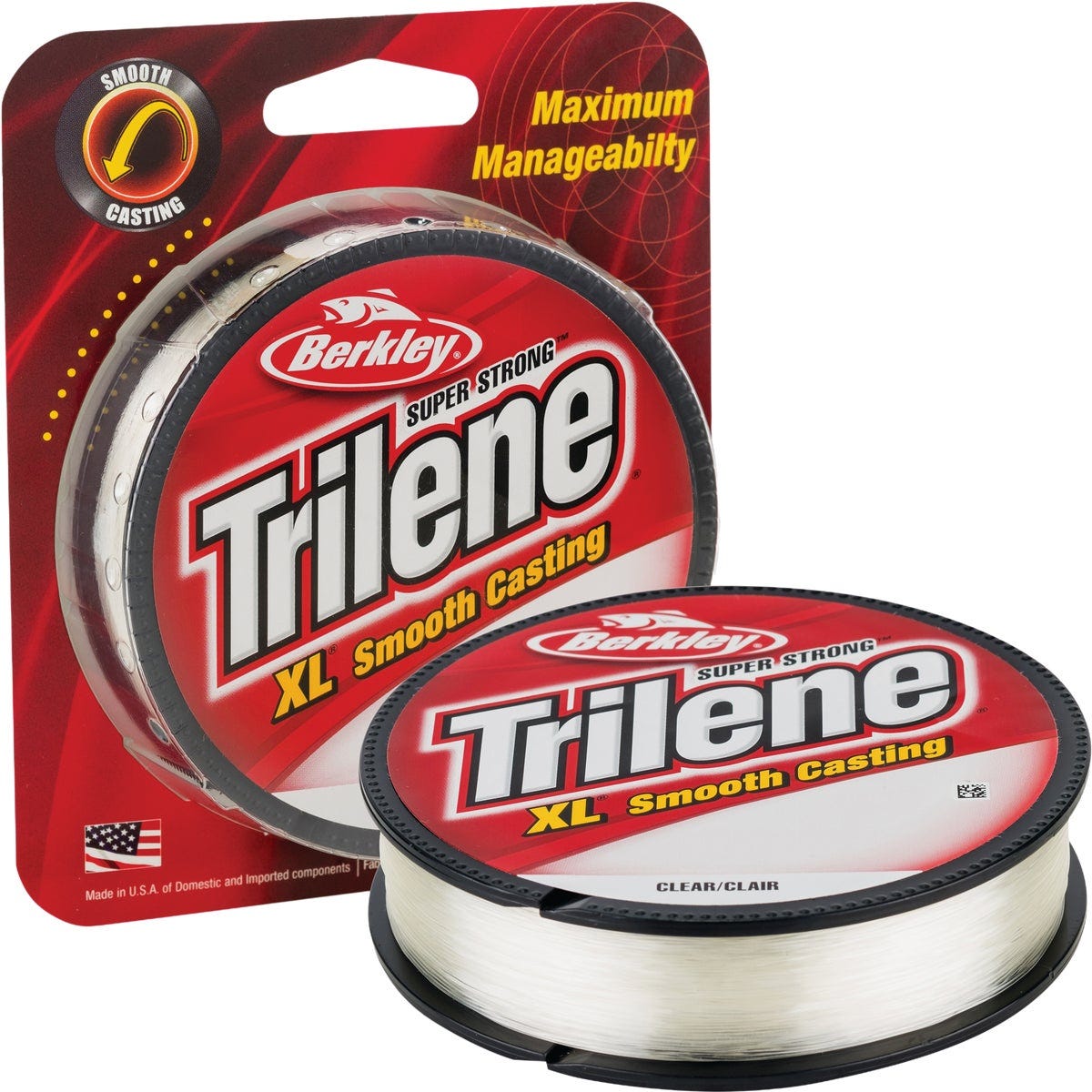 Berkley Trilene XL 4 Lb. 330 Yd. Clear Monofilament Fishing Line