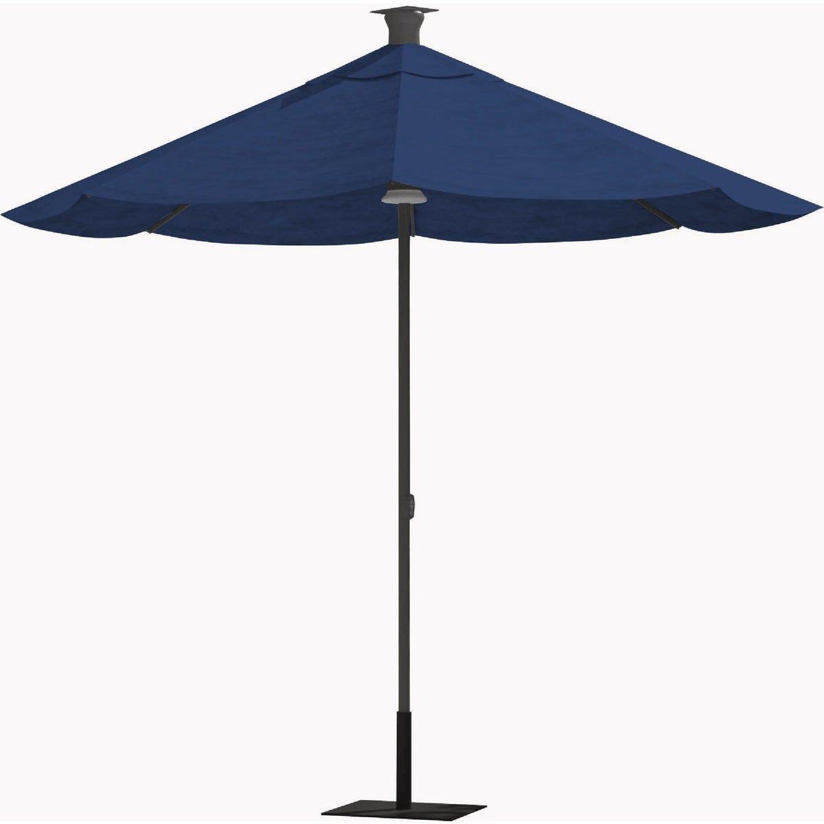 Above 9 Ft. Aluminum Pole Spectrum Indigo Smart Umbrella