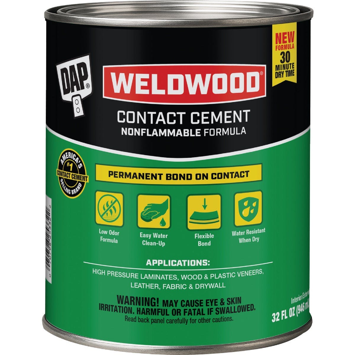 DAP Weldwood Qt. Nonflammable Contact Cement