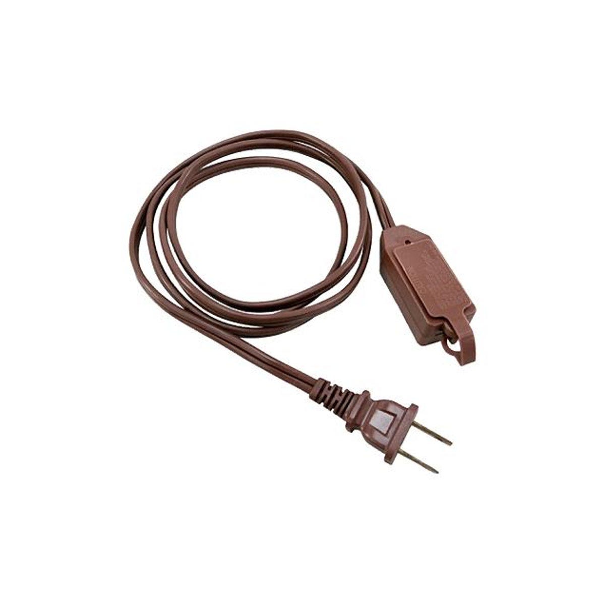 Master Electrician 6 Ft. 16/2 SPT-2 Brown Polarized Cube Tap Extension Cord