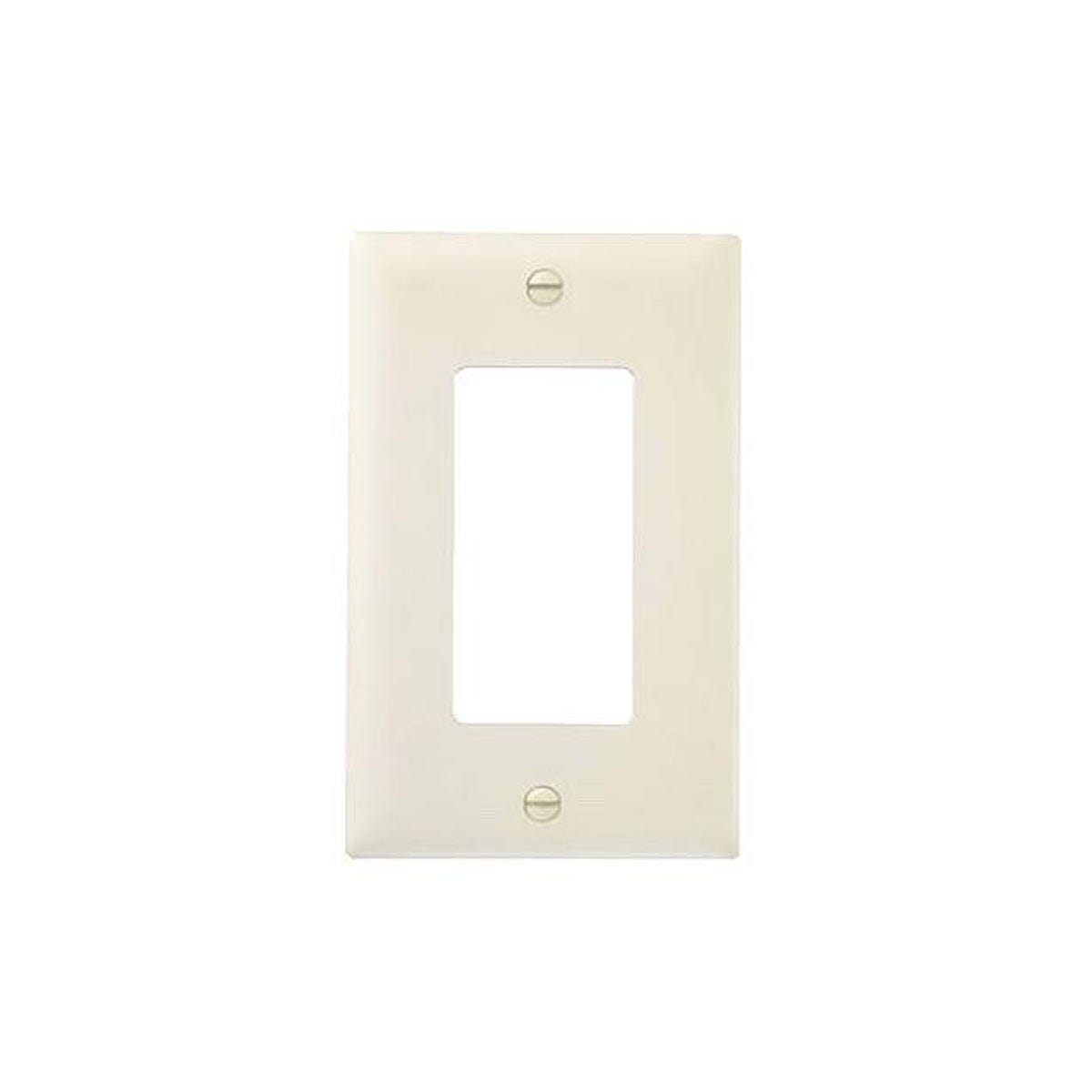 Legrand Pass & Seymour 1-Gang Nylon Decorator Wall Plate, Light Almond