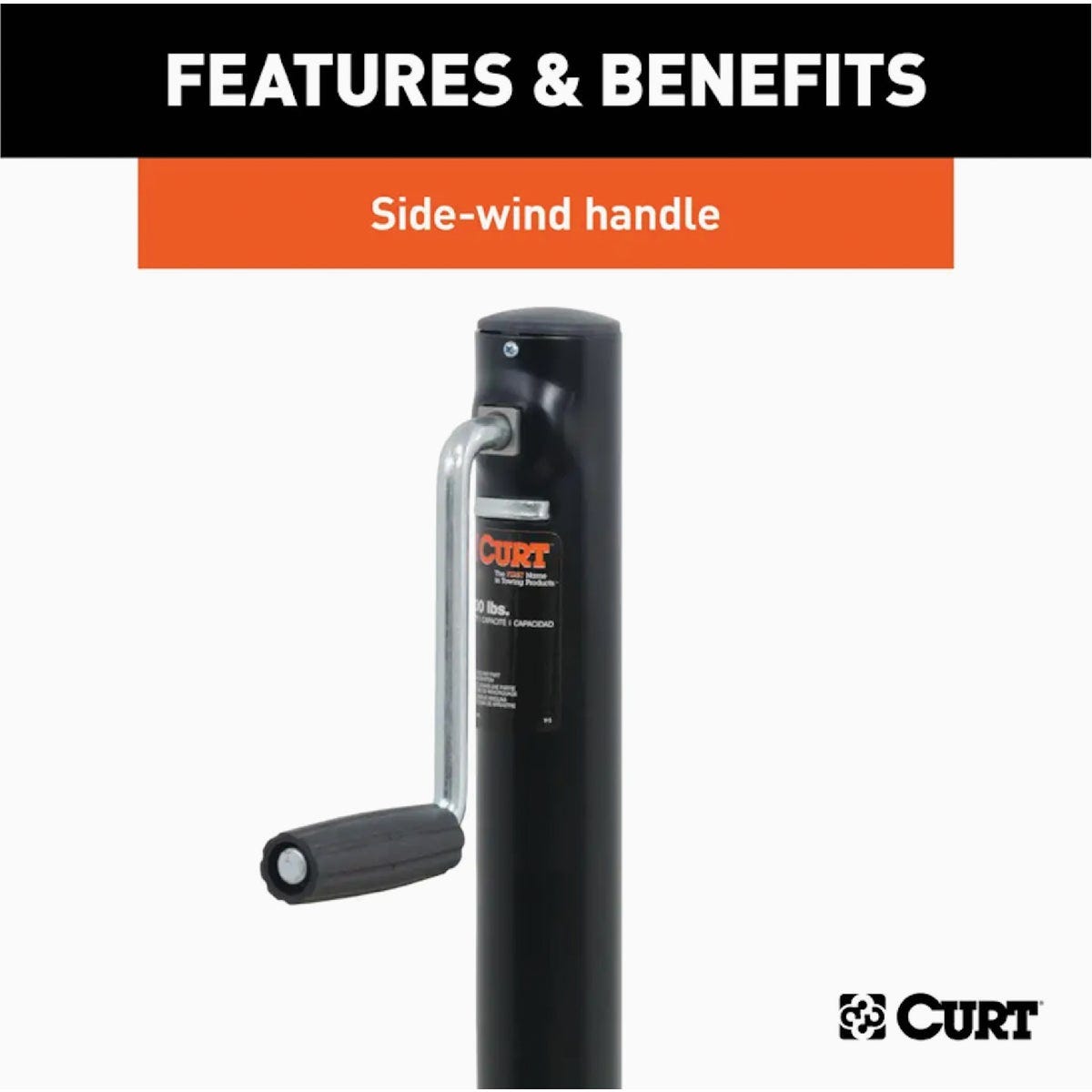 Bulldog 3000 Lb. Sidewind A-Frame Trailer Jack - photo 4