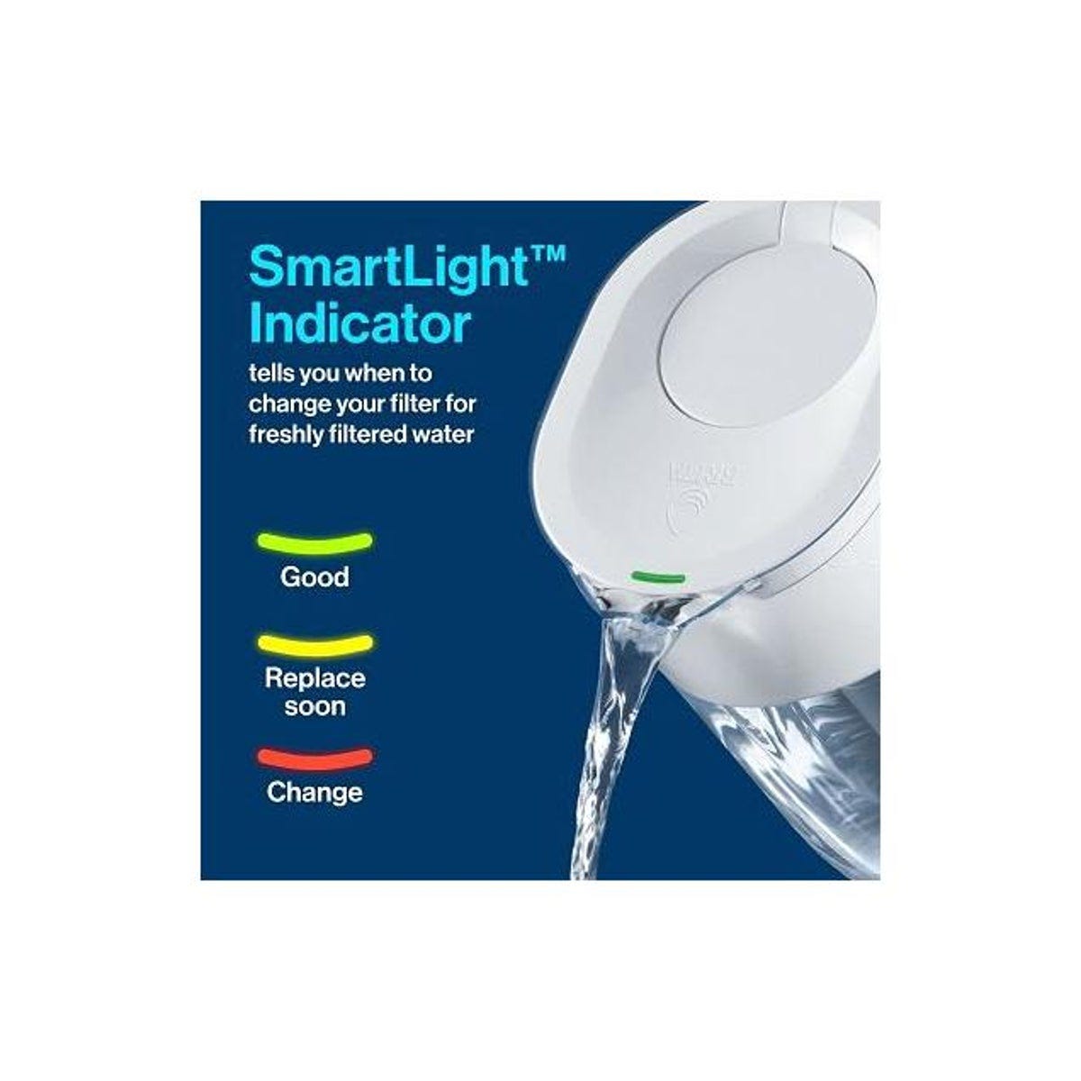 Brita 10-Cup Water Pitcher with Elite Filter, Bright White - photo 2 Brita 10-Cup Water Pitcher with Elite Filter, Bright White - photo 2