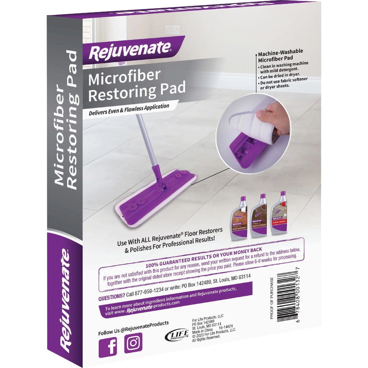 Rejuvenate Microfiber Restorer Pad Refill - photo 2 Rejuvenate Microfiber Restorer Pad Refill - photo 2