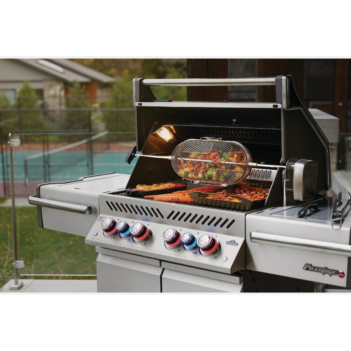 Napoleon Prestige Pro 500 RSIB 6-Burner Natural Gas Grill with Infrared Side & Rear Burners, Stainless Steel - photo 2