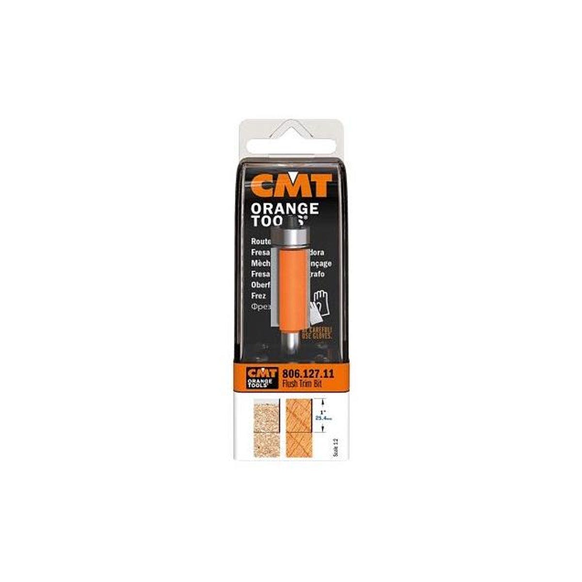 CMT Orange Tools 1 In. 1/4 In. Shank Flush Trim Router Bit - photo 2