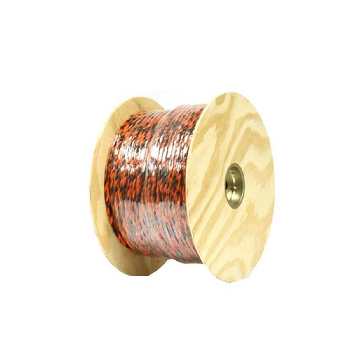 Richelieu 3/8 In. x 400 Ft. Black & Orange Twisted Polypropylene Truck Rope