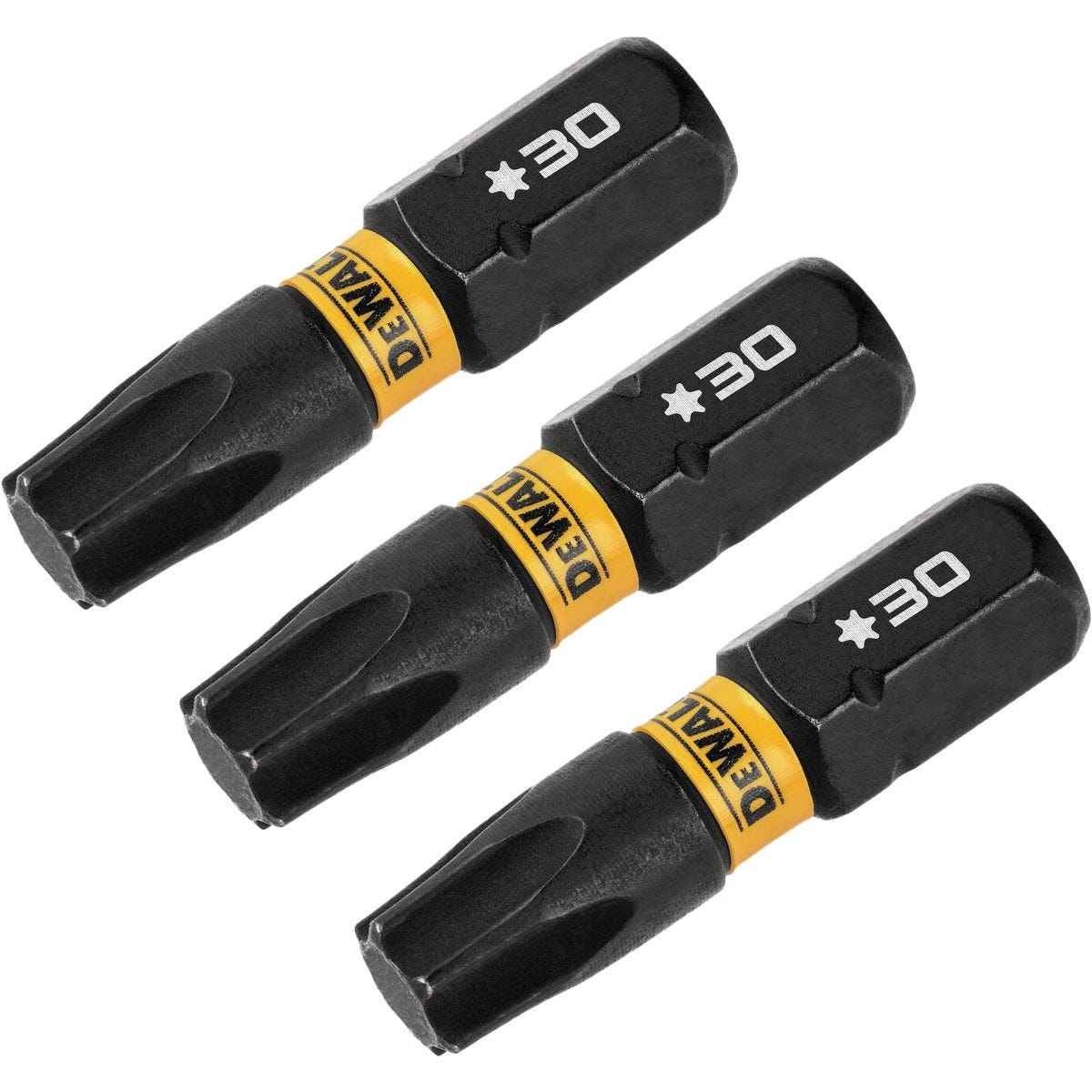 Dewalt FlexTorq 1 In. T30 Torx Impact Screwdriver Bit (3-Pack) - photo 2
