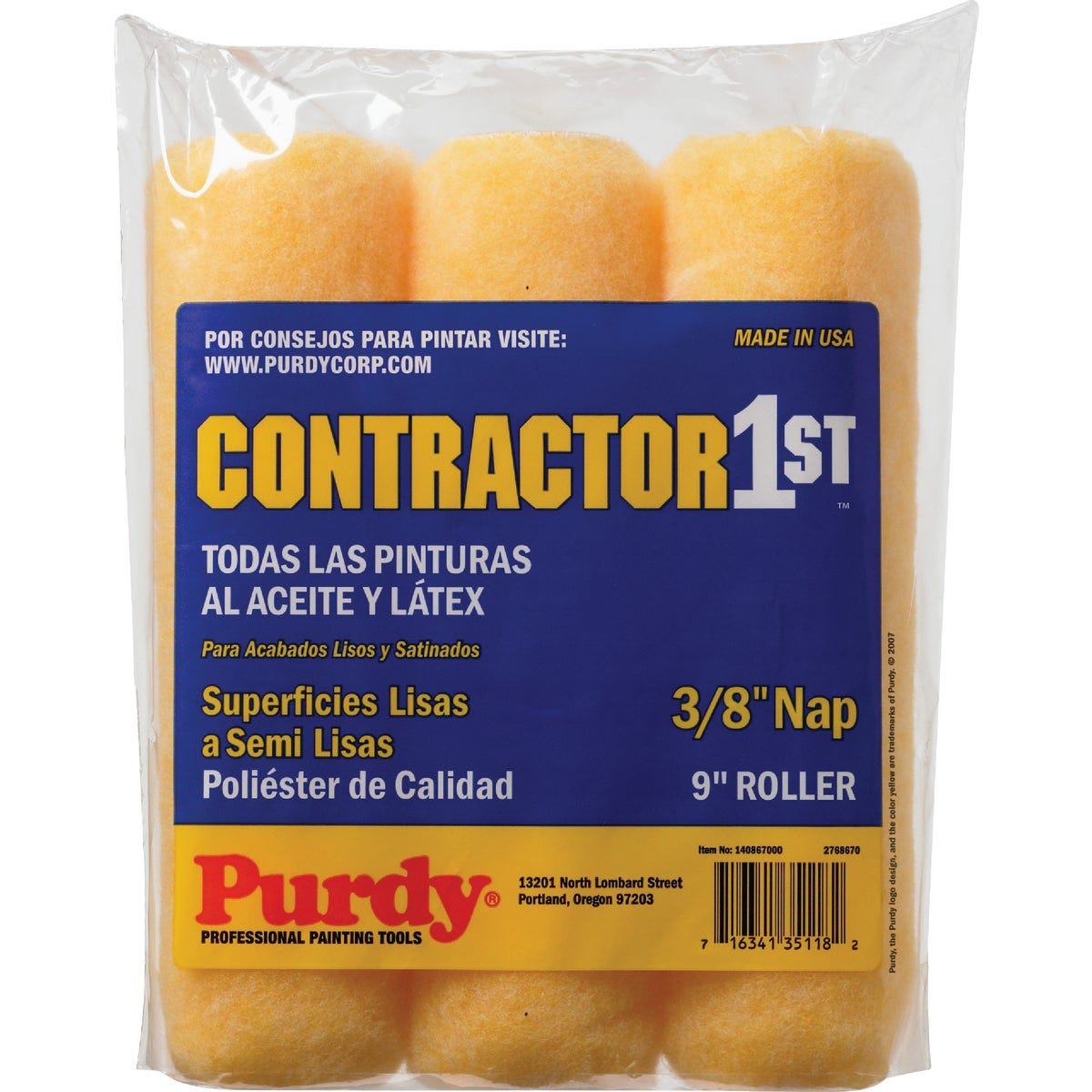 Purdy Contractor 1st 9 In. x 3/8 In. Knit Fabric Roller Cover (3-Pack) - photo 2 Purdy Contractor 1st 9 In. x 3/8 In. Knit Fabric Roller Cover (3-Pack) - photo 2