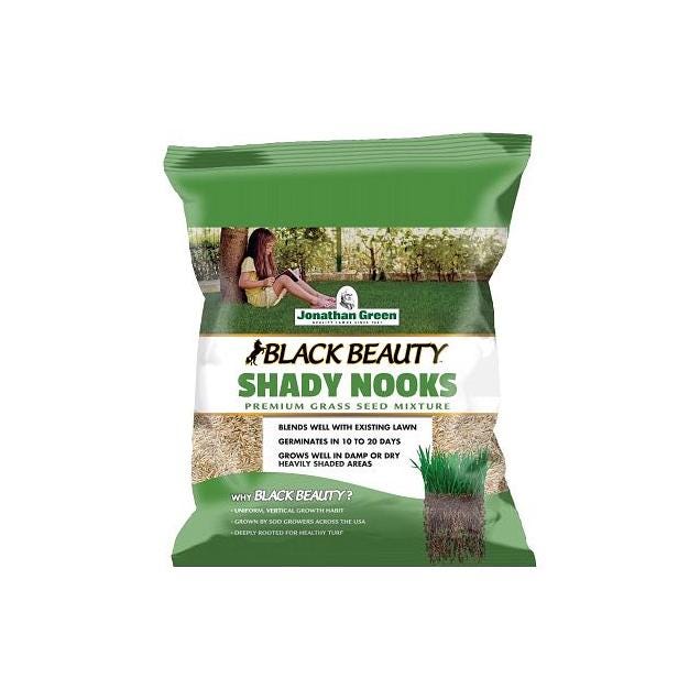 Jonathan Green 7 Lb. Black Beauty Shady Nooks Grass Seed Mixture Jonathan Green 7 Lb. Black Beauty Shady Nooks Grass Seed Mixture