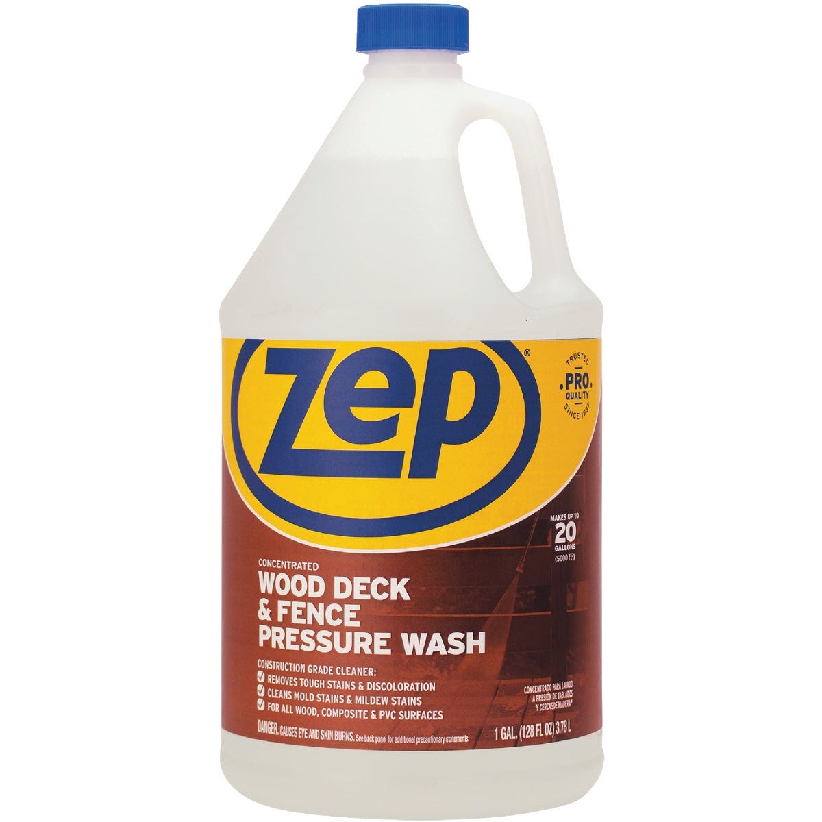 Zep 128 Oz. Deck & Fence Pressure Wash Cleaner - photo 4 Zep 128 Oz. Deck & Fence Pressure Wash Cleaner - photo 4