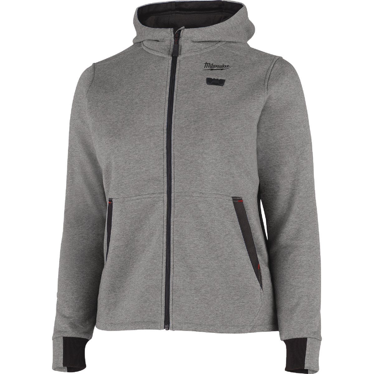 Milwaukee M12 Women's Medium Gray Full-Zip Heated Hoodie Kit - photo 3