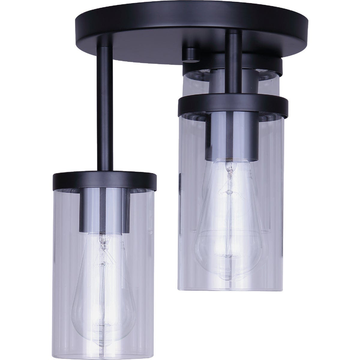 Canarm Britton 3-Light Black Semi-Flush Mount Ceiling Light Fixture - photo 6 Canarm Britton 3-Light Black Semi-Flush Mount Ceiling Light Fixture - photo 6
