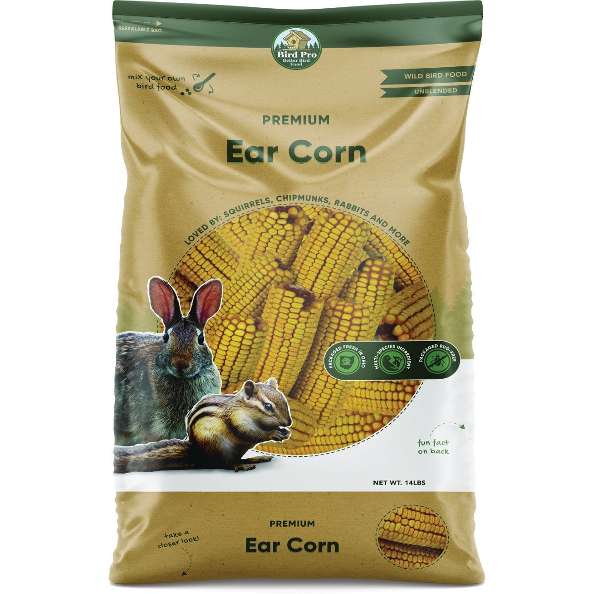 Bird Pro 14 Lb. Ear Corn