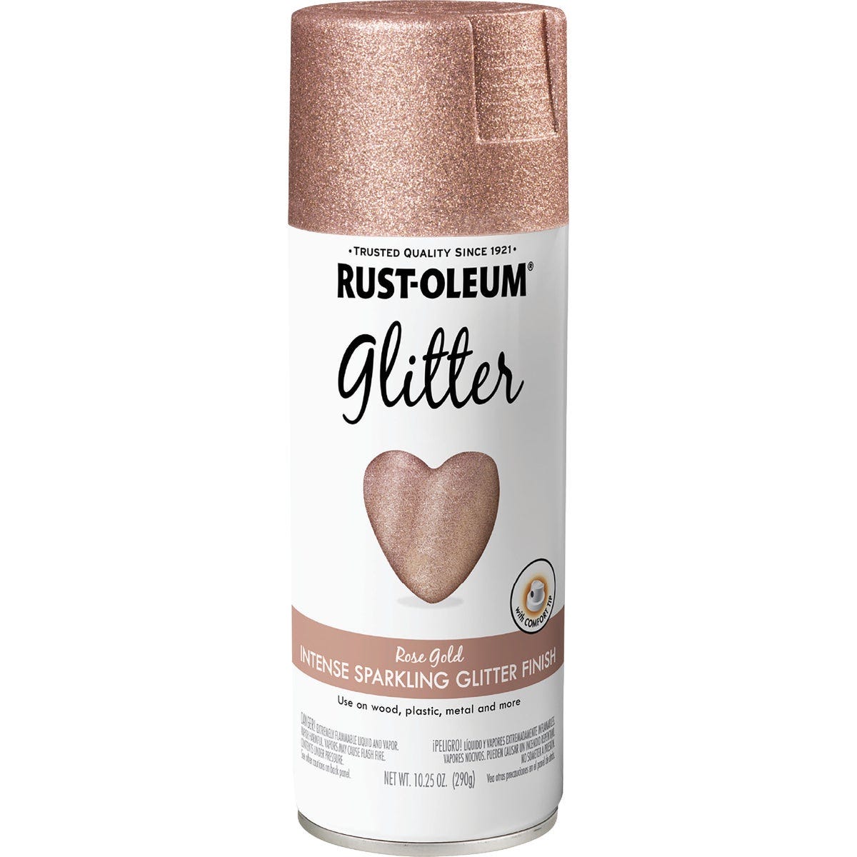Rust-Oleum 10.25 Oz. Rose Gold Glitter Spray Paint - photo 2