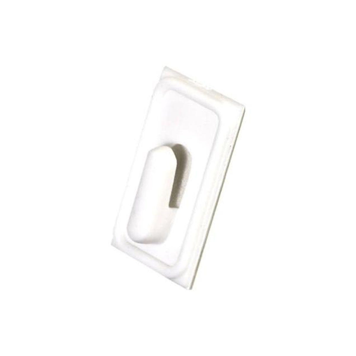 Hillman 8-Pack Mini White Adhesive Utility Hook